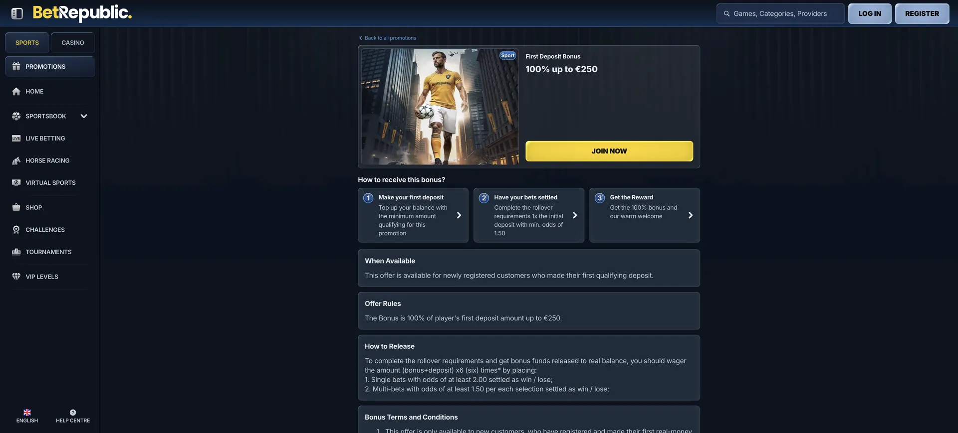Betrepublic Casino Bonus: 2 De Aktionen 100 Up To 250