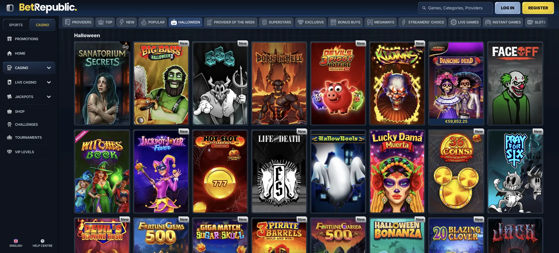 Betrepublic Casino Anmeldung: 2 De Halloween