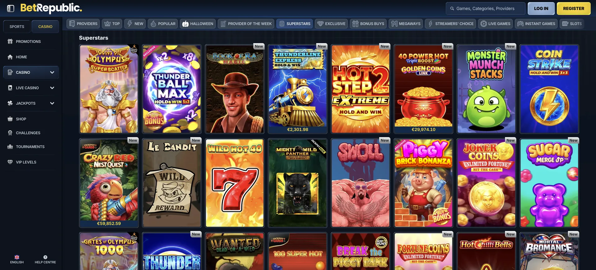 Betrepublic Casino Auszahlung: 2 De Superstars